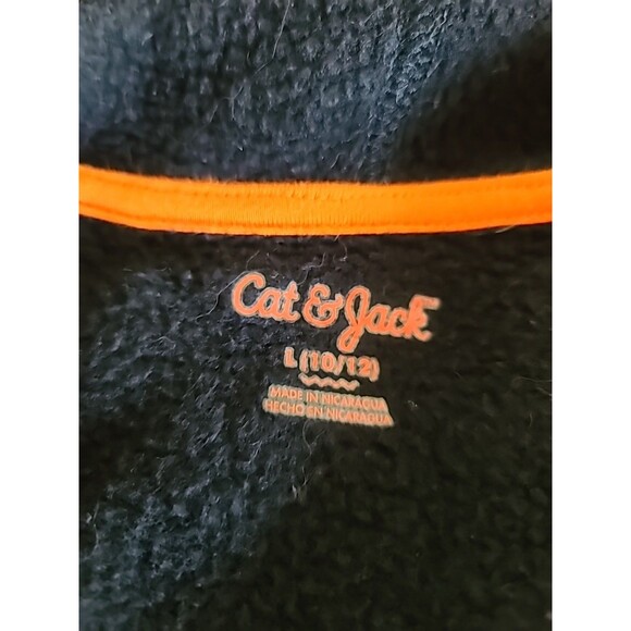 Cat And Jack Size 10/12 Black Jacket With Cat Mask - Picture 7 of 11
